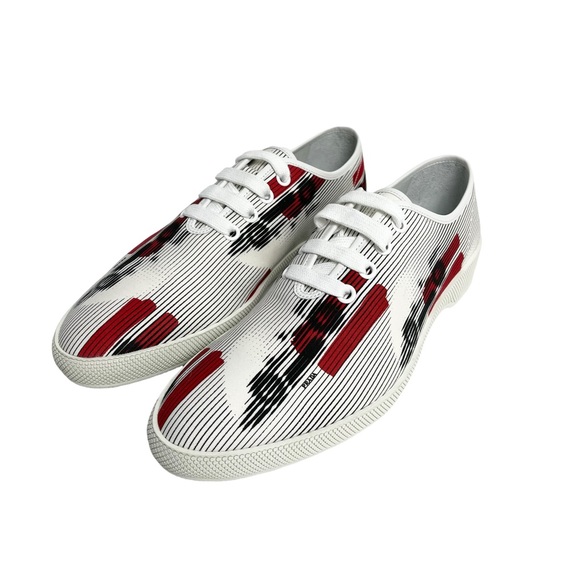 Prada canvas sneakers super rare and collectible Size Men’s US 10 - Picture 9 of 11